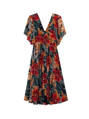 Club Monaco Midi Dress Floral Print